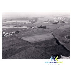 Tolkamer 1972 Luchtfoto Boterdijk -Platte Dak- Spoorlijn Daams door de Oude Rijn-Geuzen waard